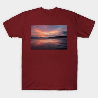 December Dawn on the beach at Blyth T-Shirt